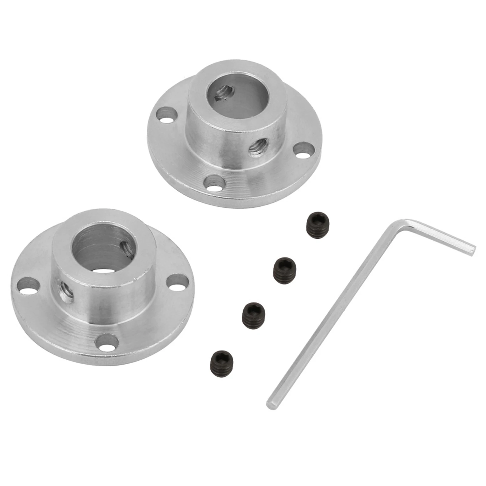 2pcs M4 Rigid Flange Coupling Motor Shaft Coupler Connector ID 12mm OD 18mm