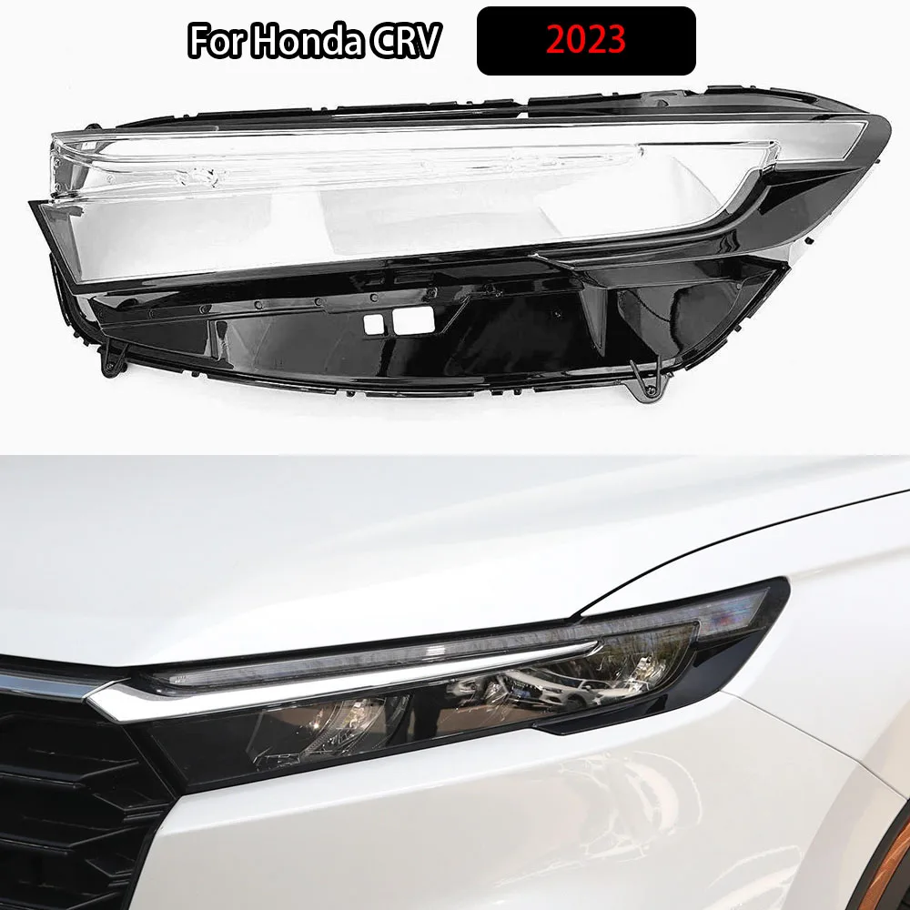 

For Honda CRV 2023 Headlamp Cover Transparent Lamp Shade Headlight Shell Lens Plexiglass Replace Original Lampshade