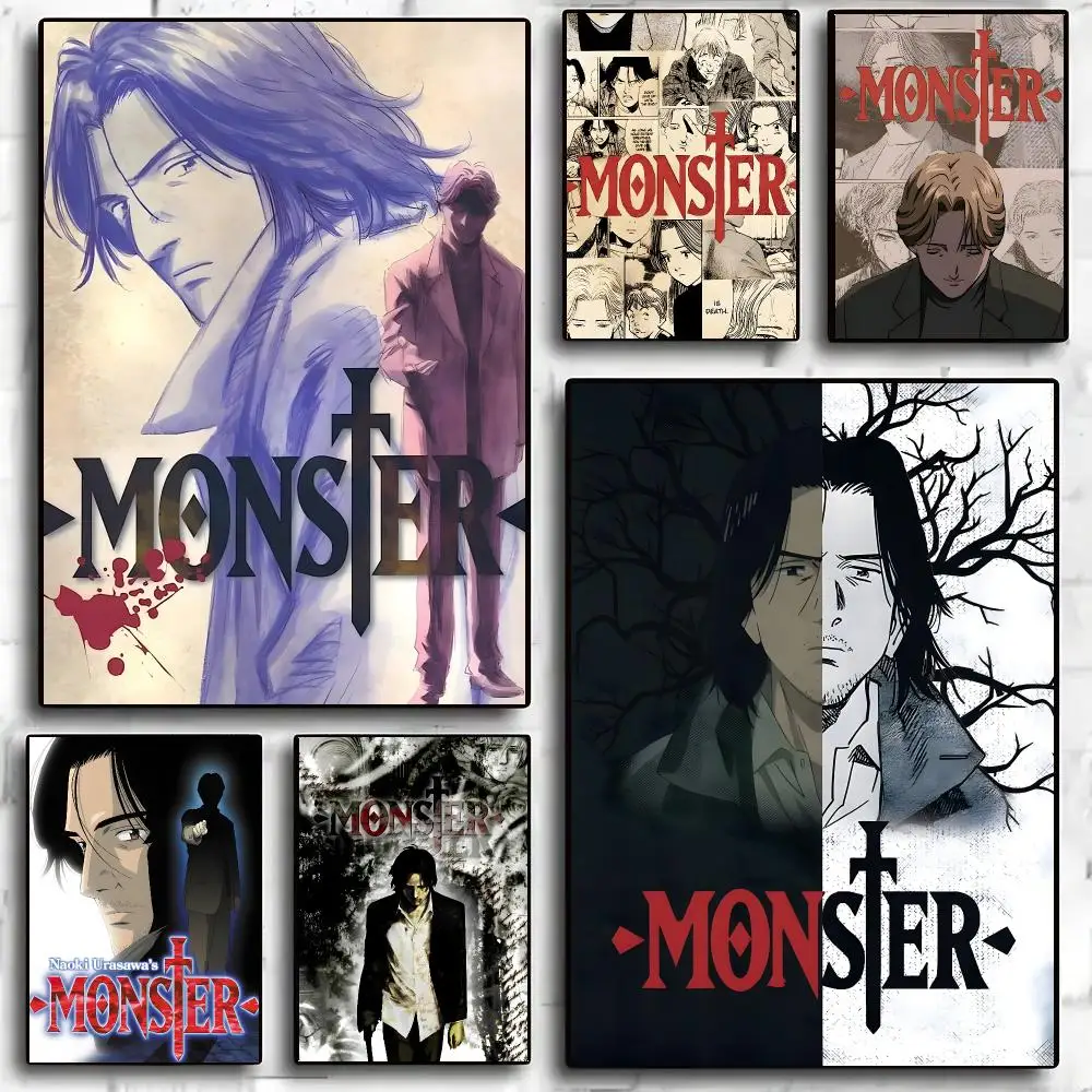 Anime M-Monster Poster Living Room Bedroom Party Bar Decor Moisture-proof Art Wall Painting