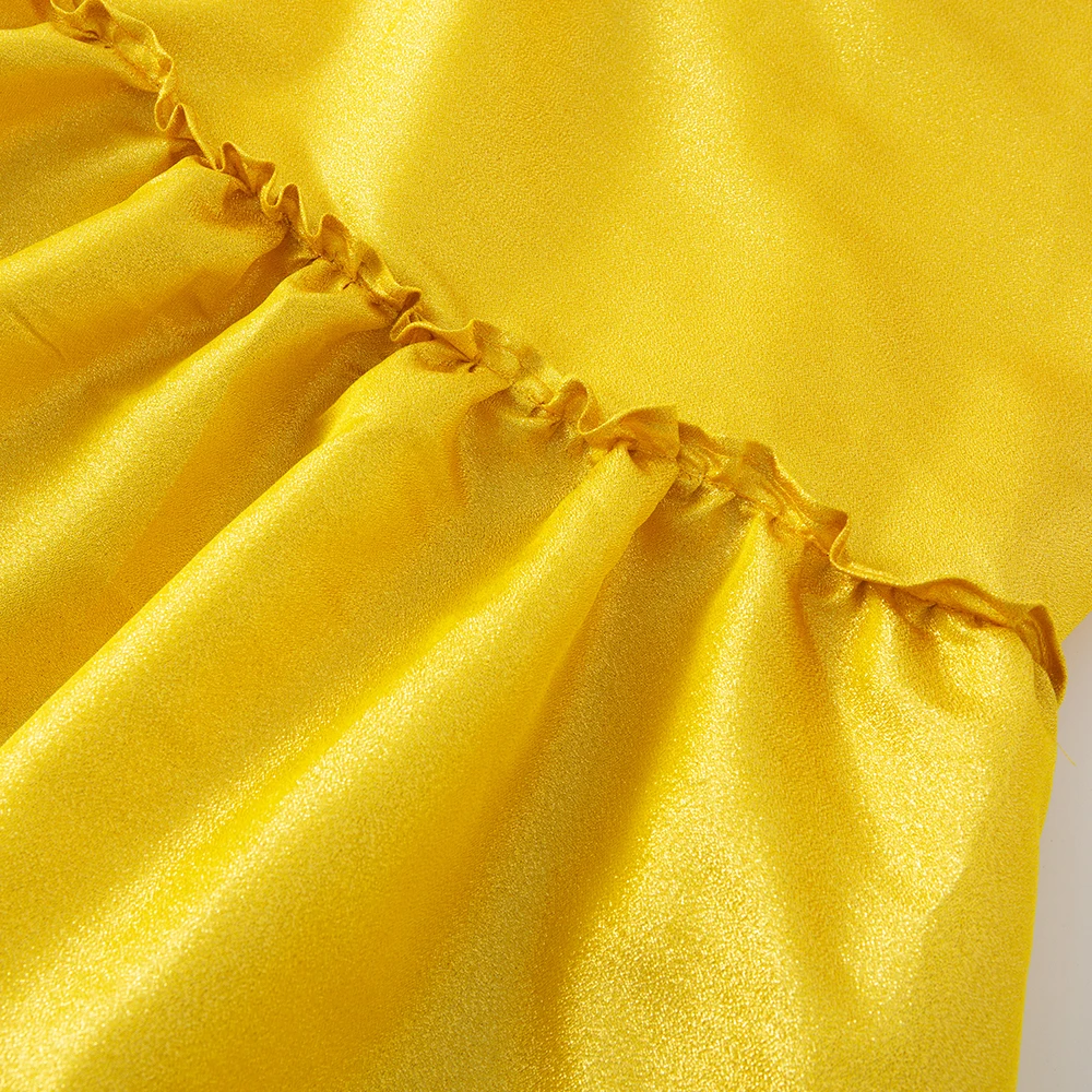 Luxo espumante babados em camadas amarelo vestido longo chique sem costas bodycon casamento estilingue robes feminino elegante festa clube vestidos