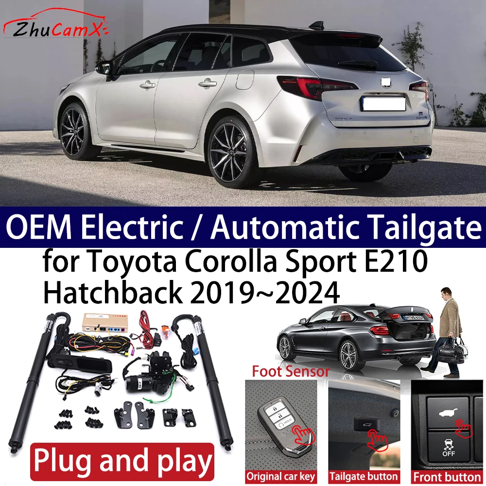 ZhuCamX لتويوتا كورولا سبورت E210 هاتشباك 2019 ~ 2024 سيارة OEM الطاقة الكهربائية التلقائية بنقرة واحدة الذكية الباب الخلفي بوابة #1