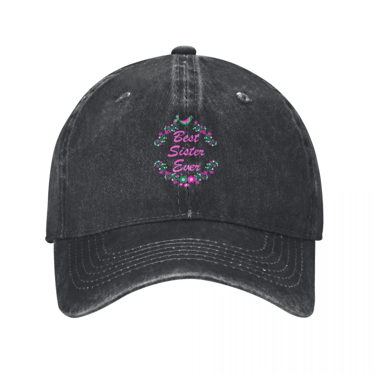 Best Sister Ever Gift Baseball Cap Big Size Hat Visor Golf Women Men's