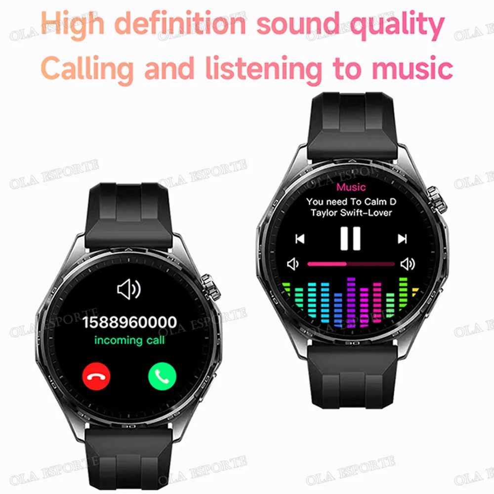 Sports Smart Watch Men Women HD Screen ECG+PPG Bluetooth Call GPS Tracker Heart Rate Monitor Waterproof SmartWatch 2026 New Ht22 - view 5