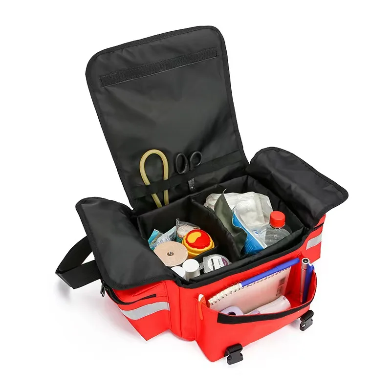Empty First Aid Kits Medical Emergency Camping Bags Survival Kit Self Defense Complete Professional Nursing Large Set Bag