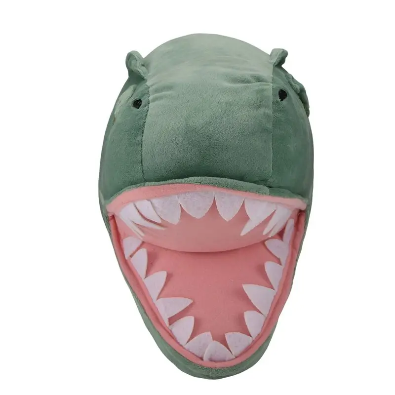 Happy Too.2 Pieces Dinosaur Head Wall Ornaments 3D Cute Nursery Room Living Room Baby