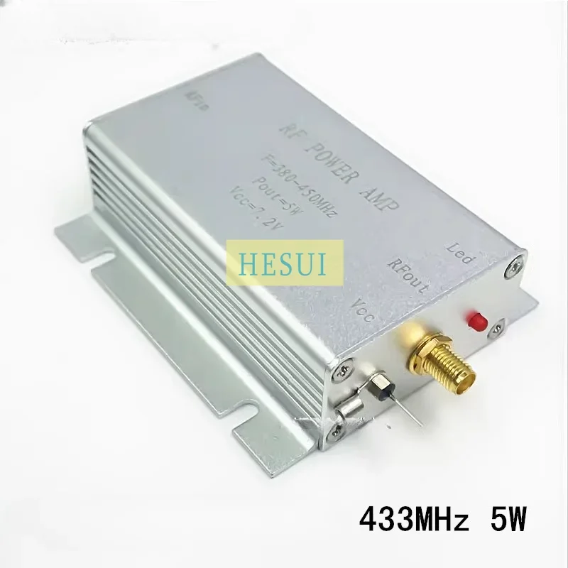 5W 380MHz - 450MHz 433MHz RF power amplifier Module RF power AMP Module board With CNC Al shielding shell