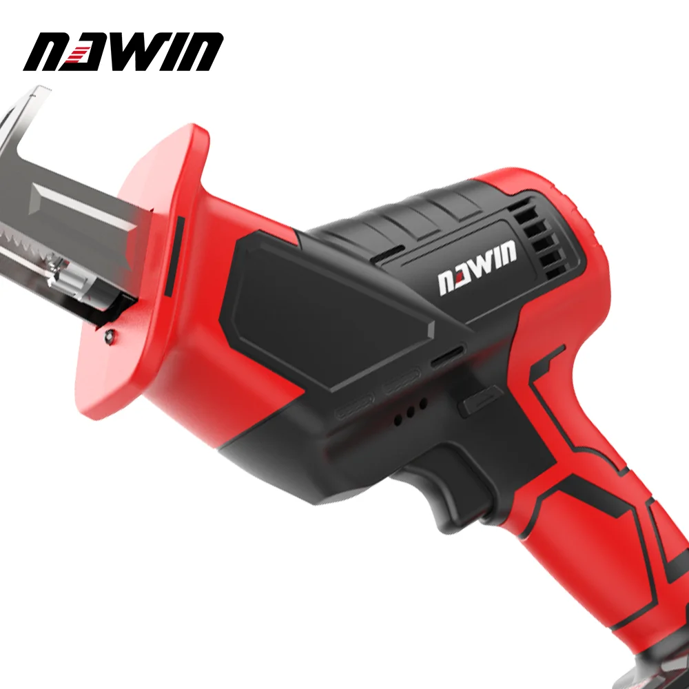 NAWIN Brushless Reciprocating Saw Power Tool Reciprocating Saw Metal Cutting Wood Cutting Tool Electric Drill Accessory