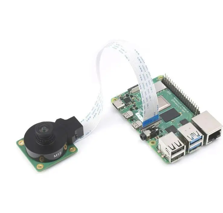2PCS/LOT WS1053516 M12 High Resolution Lens, 16MP,105° FOV,3.56mm Focal length, Compatible with Raspberry Pi High Quality Camera