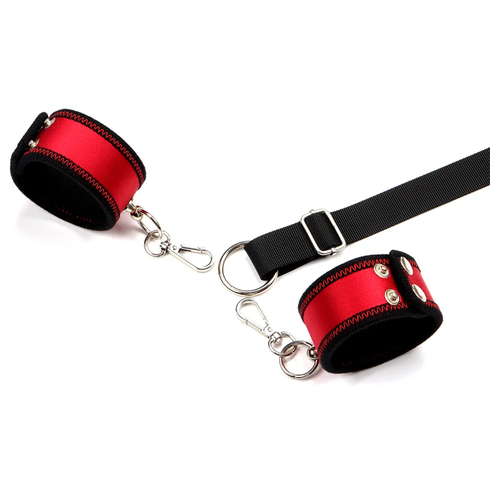BDSM Nipple Clamp Neck Collar Leash Handcuff Sex Toy Set SM Slave Eye Blinder Bondage Gear Adult Bedroom Sex Game 18+ Product view 3