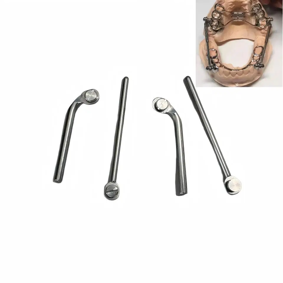 Orthodontic Herbst Appliance Telescopic Arm Springs Kit for Class 2 Bite Correction and Mandibular Advancement