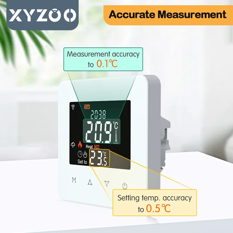 Tuya WiFi Smart Thermostat for Electric Floor Heating Water/Gas Boiler Temperature Remote Controller Google Home, Alexa, Yandex