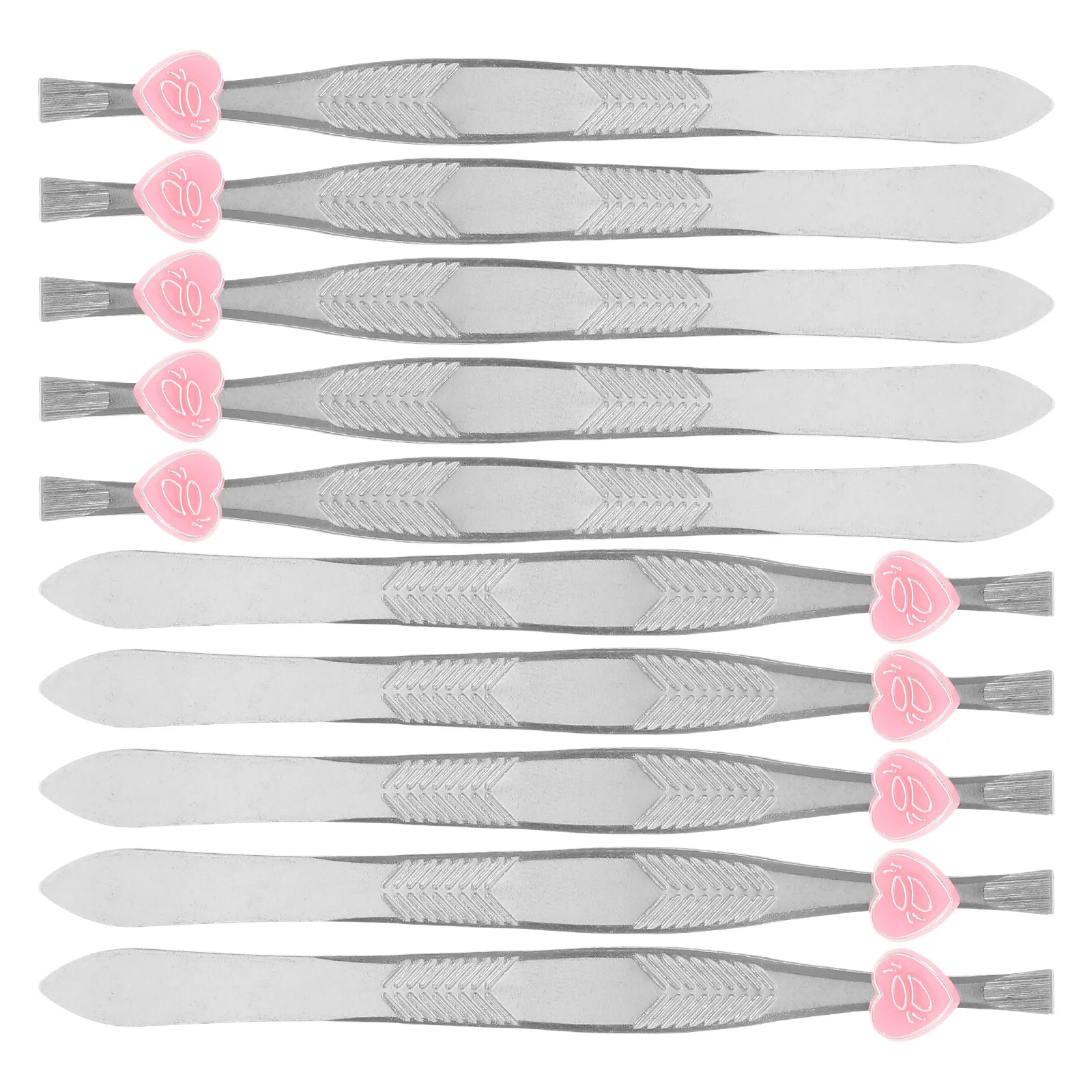 24-delige roestvrijstalen wenkbrauwpincet Lash Makeup Clip Wimperpincet