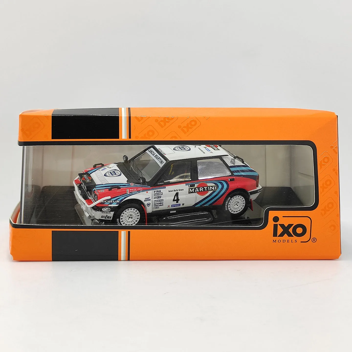 IXO Escala 1:43 Aleación fundida LANCIA DELTA INTEGRALE 16V # 4 coches de juguete, modelo clásico, nostalgia, regalo para adultos, recuerdo, exhibición estática