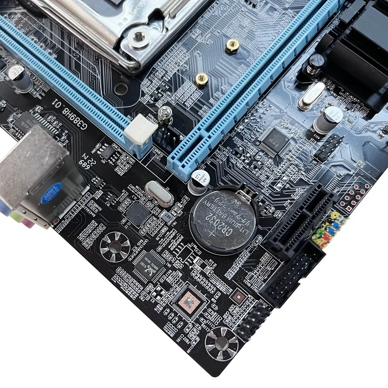 X79 Motherboard V389+SATA Cable+Switch Cable+Baffle M.2 NVME LGA2011 Support E5 2630 2660 2650V2 CPU For CF LOL PUBG