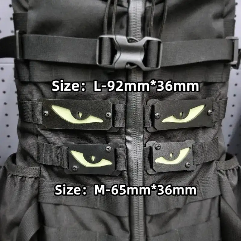 כלים חיצוניים noctilucent פלסטיק מהעין השטן העין טקטי מלאור אביזרים תרמיל