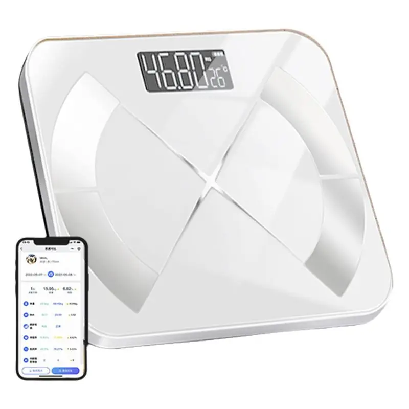 M12K-Electronic Scale Smart Bluetooth Weighing Charging Simple Weight Scale Weighing Home Fat Body Fat Measurement Scale