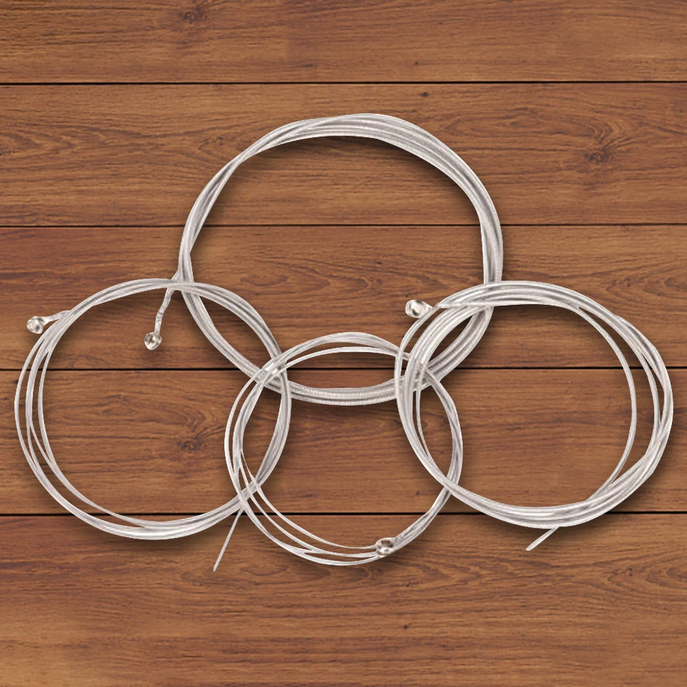 4개 세트 일렉트릭 베이스 스트링 전문가용 스틸 기타 악기 스트링 초보자용 선물 악기 부품