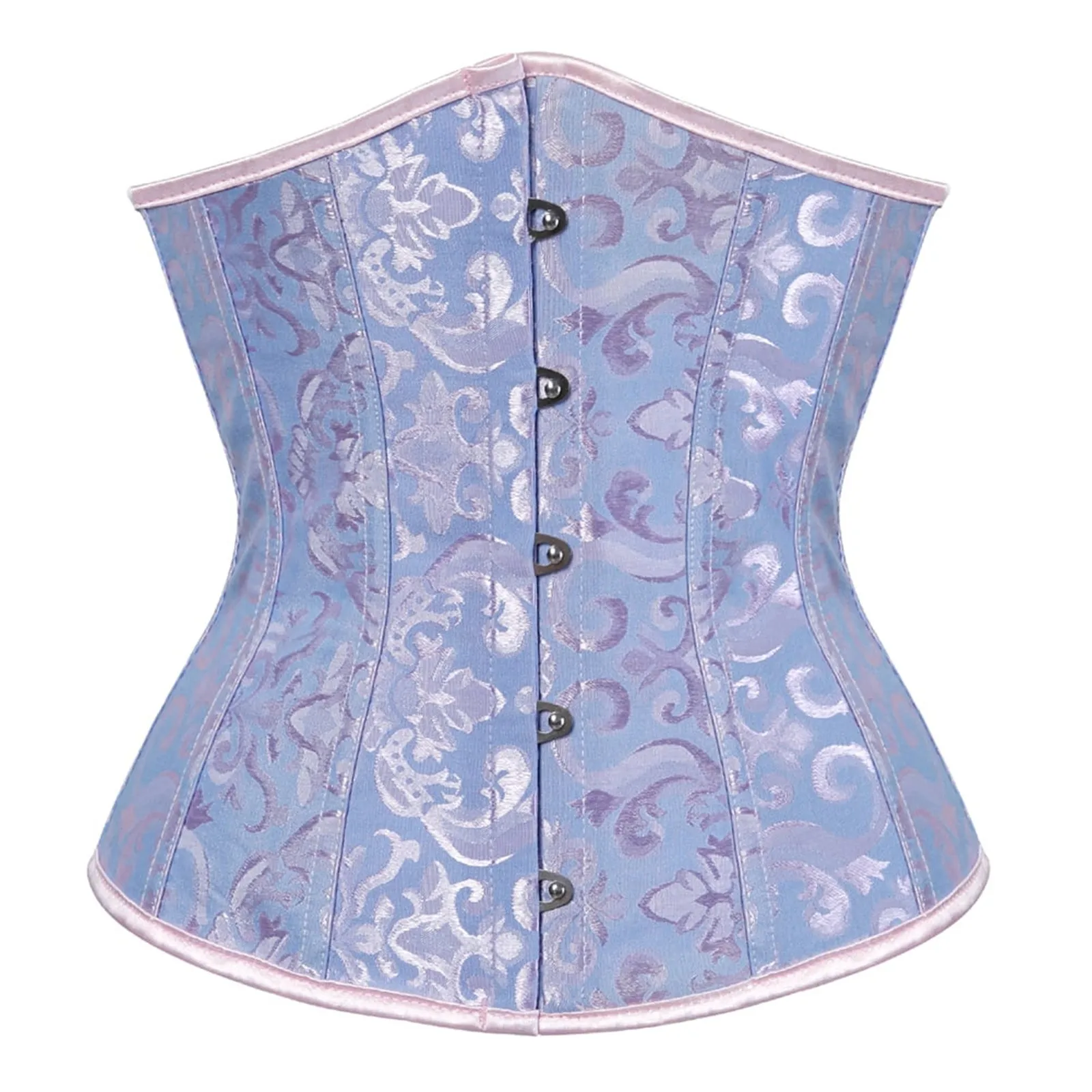 2024 Floral Print Waist Seal Shaped Body Outwear Waist Clip Belt Solid Underbust Corset Women Lingerie Waist Belt