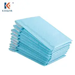 Bolsas de burbujas azules de espuma con autosellado, sobres acolchados impermeables, suministros de embalaje para regalo de Navidad, 10 piezas