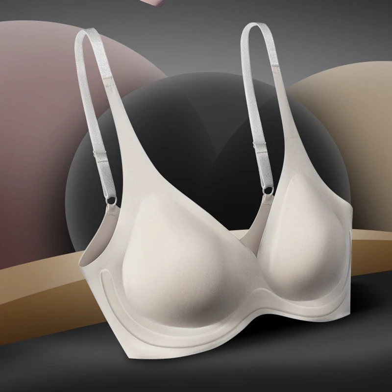 Expanded Seamless Underwear Without Rims Sexy High-quality Gathered Adjustable Breast-feeding Comfortable Women\'s Bra