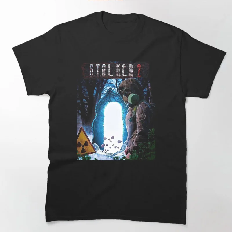 S.T.A.L.K.E.R. 2 Shadow of chernobyl 0813 Danger exclusion zone gift t shirt Videogame Stalker Graphic Clothes All size Tops