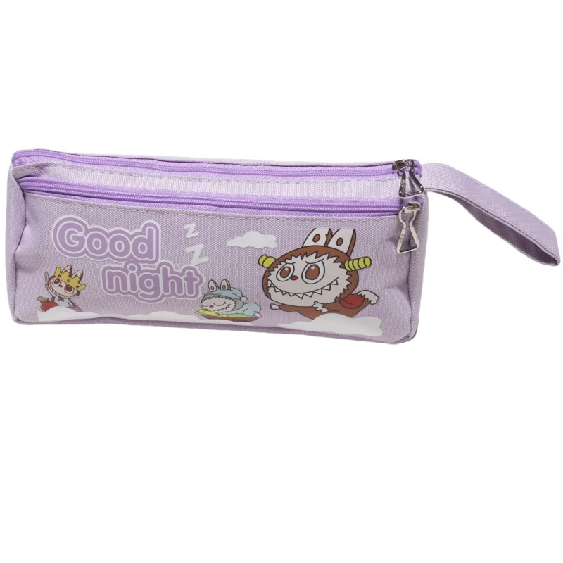 2025 New Cartoon Cute Pencil Case with Large Capacity Student Drawstring Design and Widened Double-layer Pencil Case