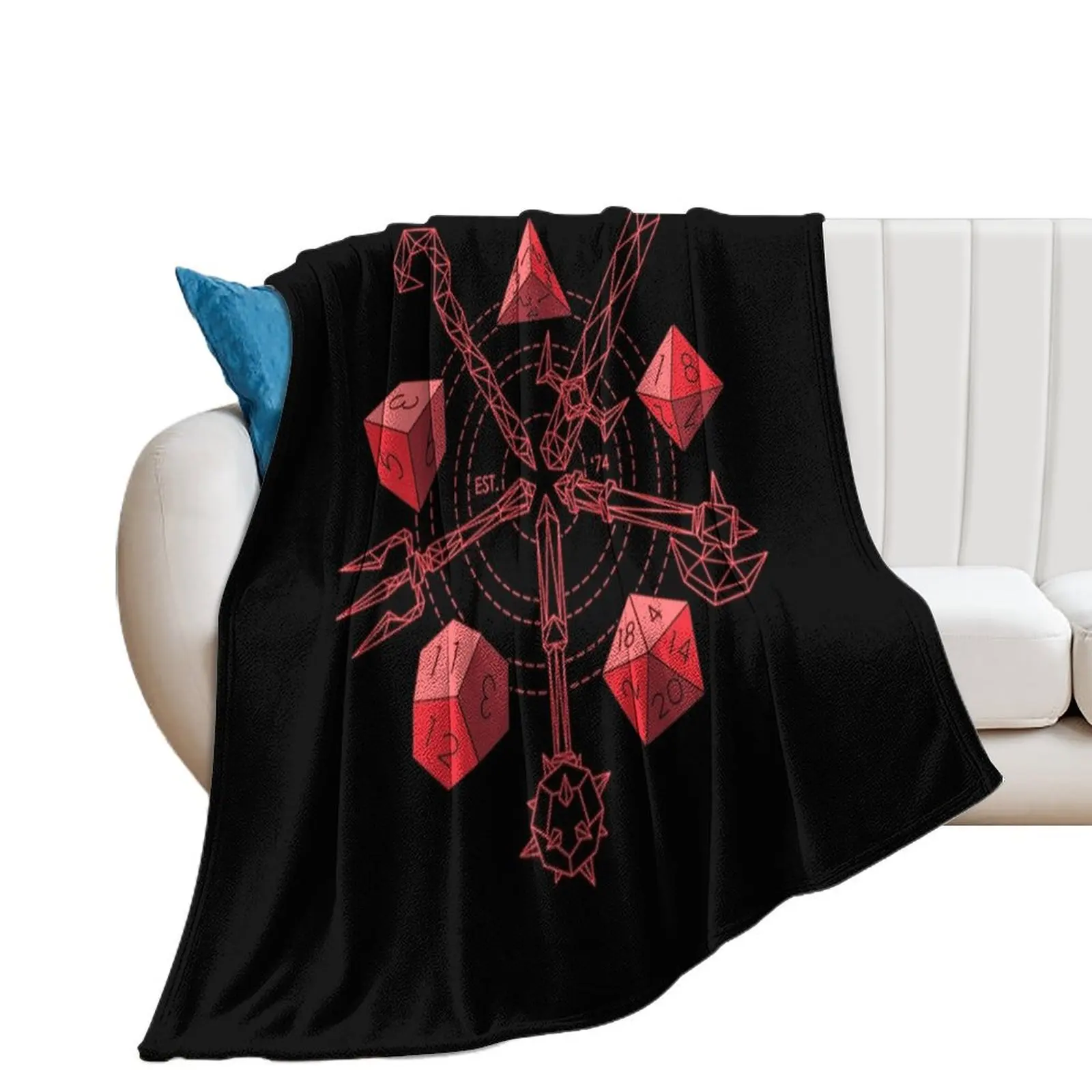 Roleplayer - Choose Your Red Weapon Throw Blanket Luxury Designer sofa bed blankets ands Blankets