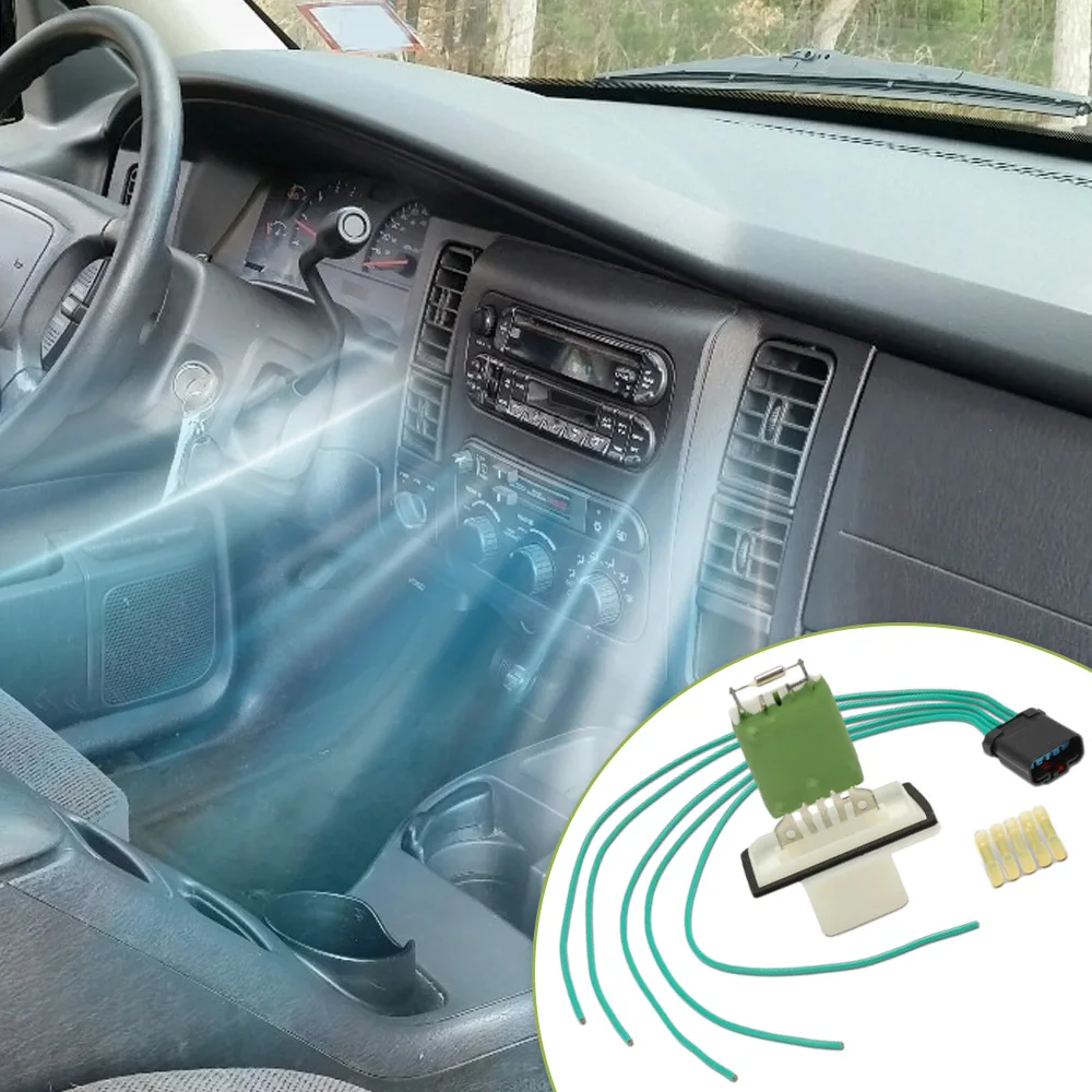 

5-контактный резистор двигателя вентилятора переменного тока обогревателя Chrysler Aspen Town & Country Dodge Dakota Avenger 20300, 4P1327, 4P1340, 973-026