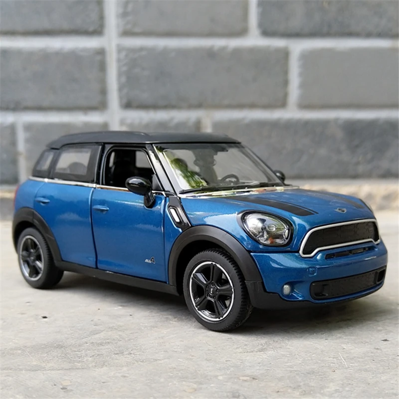 1/24 Mini Countryman Coopers Modello di auto in lega Simulazione Diecast in metallo Modello di auto in miniatura Collezione in scala Giocattolo per bambini Regalo