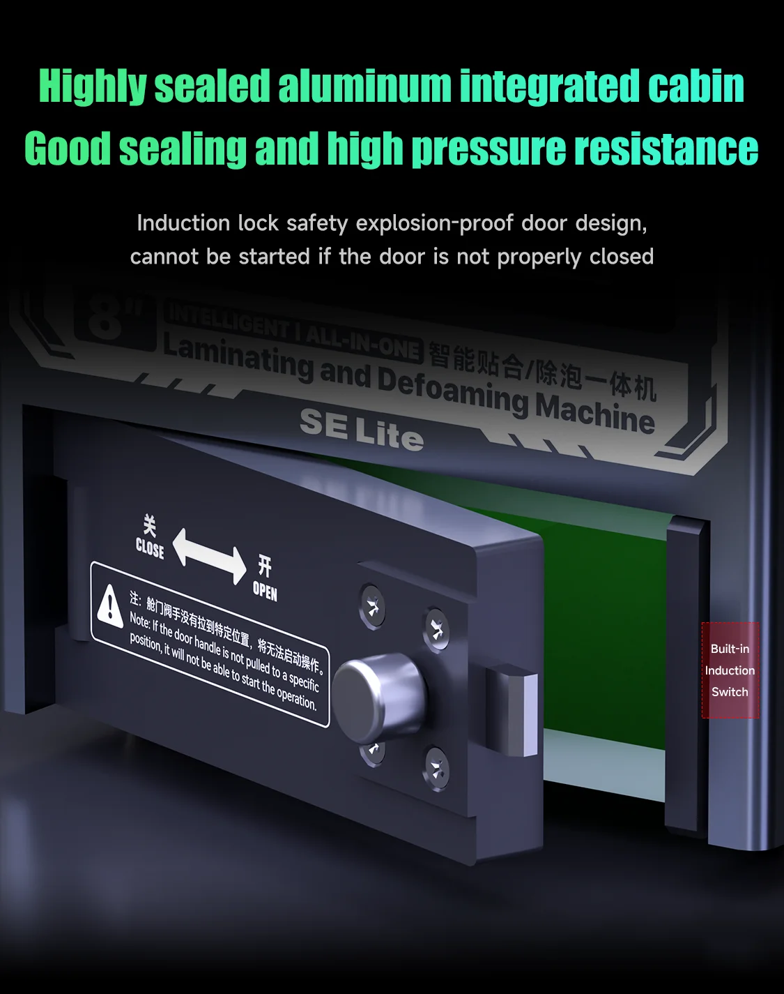 MECHANIC SE Lite 8" Intelligent Bonding and Defoaming Machine Straight/Curved Screen Mobile Phone LCD Screen Laminating Repair