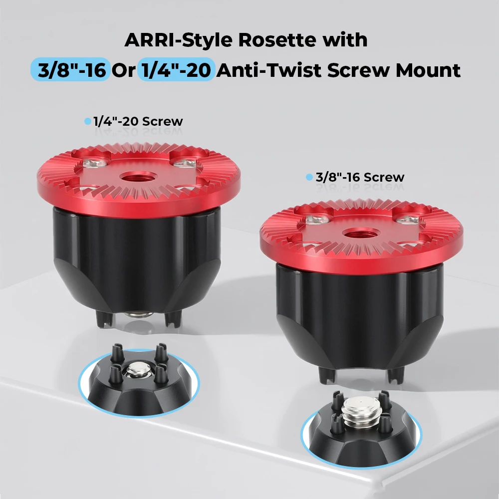 

Стандартная розетка CAMVATE в стиле ARRI с резьбой M6 и комплектом плечевой установки с винтовым креплением 1/4 или 3/8