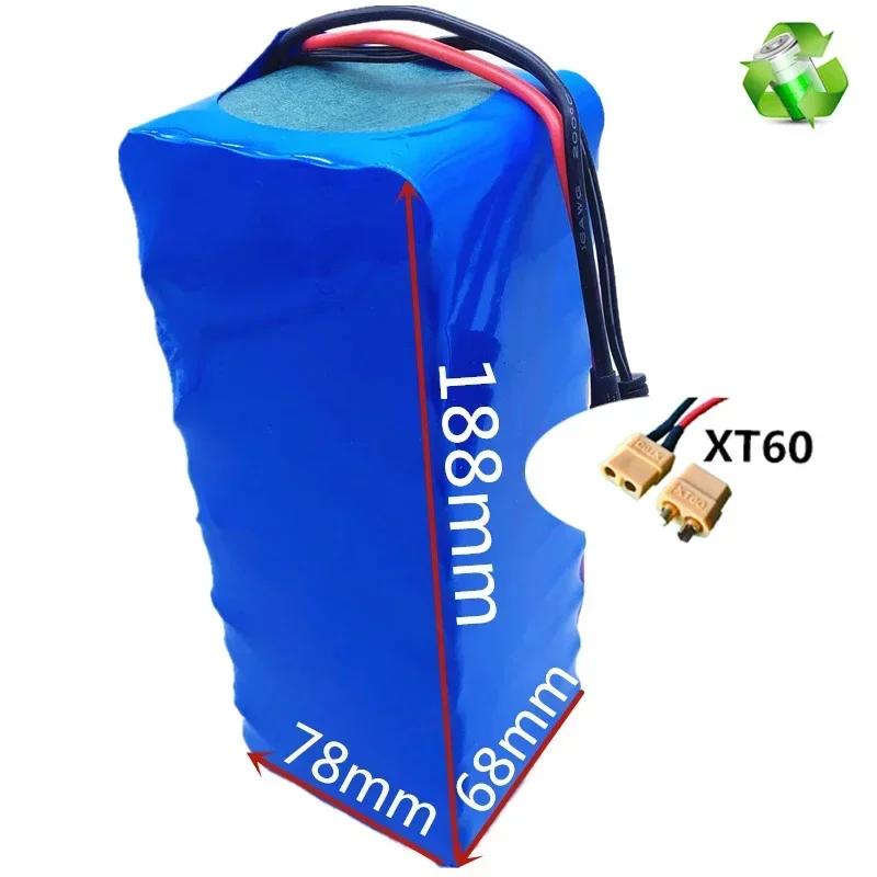 2024 New 36V  XT60 10S4P 40Ah Battery Pack 1000W High Power Battery High Quality 18650 Battery BMS+42V Charger DIY Production