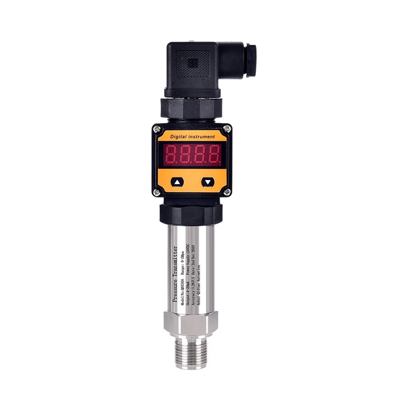 

0-5V 0.2% High Accuracy 316 Diaphragm Diffusion Silicon Pressure Sensor LED 60mpa compact water gas oil Pressure Transmitter