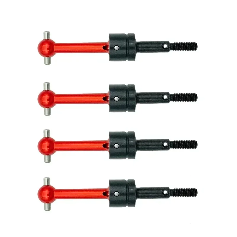 4 Pcs albero di trasmissione universale in metallo CVD 53792 per Tamiya TT-01 TT01 TT-02 TT02 TA04 1/10 parti di aggiornamento per auto RC