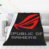 Asus Republic Of Gamers Blanket Casual Classic Plus Velvet Cover Blanket Decorative Sofa