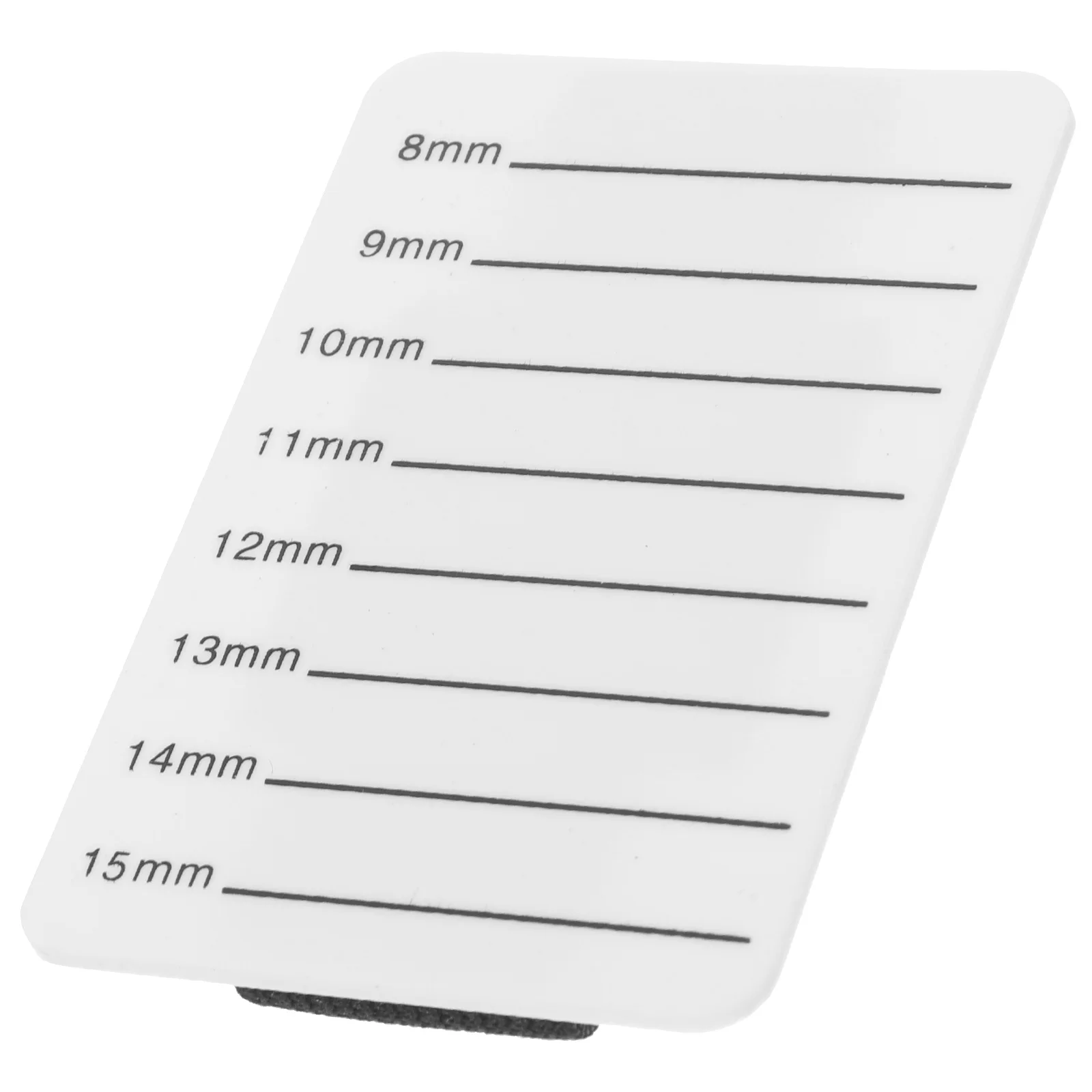 

1pc Premium Acrylic Lash Tray 8-15Mm Eyelash Extension Tool Smooth Edge Durable Portable For Salon Home Use Lash Storage Display