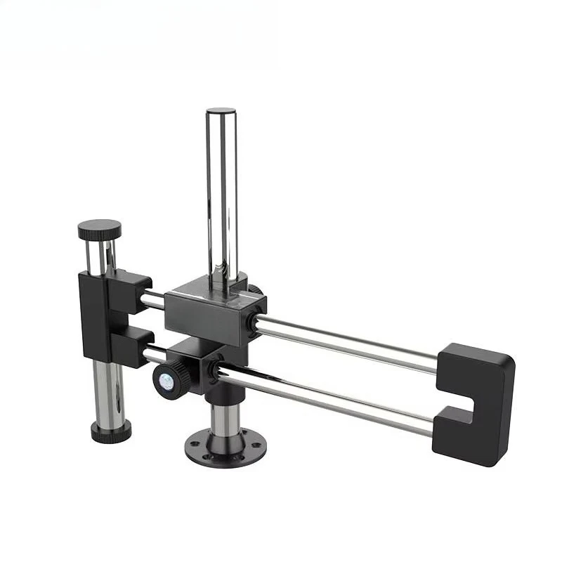 MS2 Pro Double Bearing Double Rod Microscope Bracket 360 ° Rotary High Strength All Metal Microscope Bracket Arm