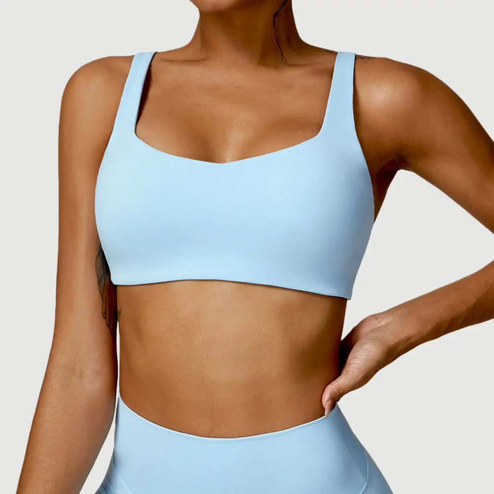 

Woman Breathable Sports Bra Push Up Yoga Bras Outdoor Jogging Shockproof Fitness Trainning Sportswear Underwear Clothes Gym Top