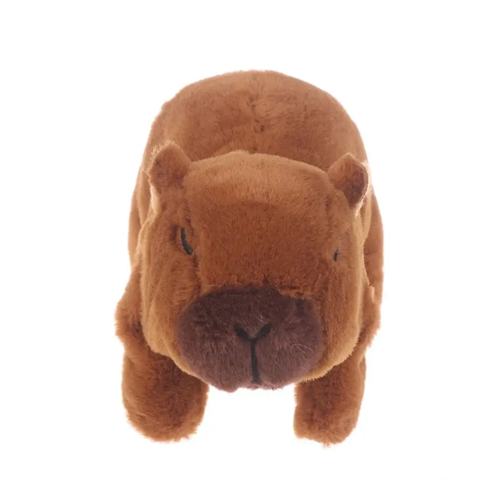 Walk Squeak Peluche elettronico Capybara Giocattolo Cane elettrico Luce incandescente Corsa Canto Capybara Divertente carino Capybara Action Figure