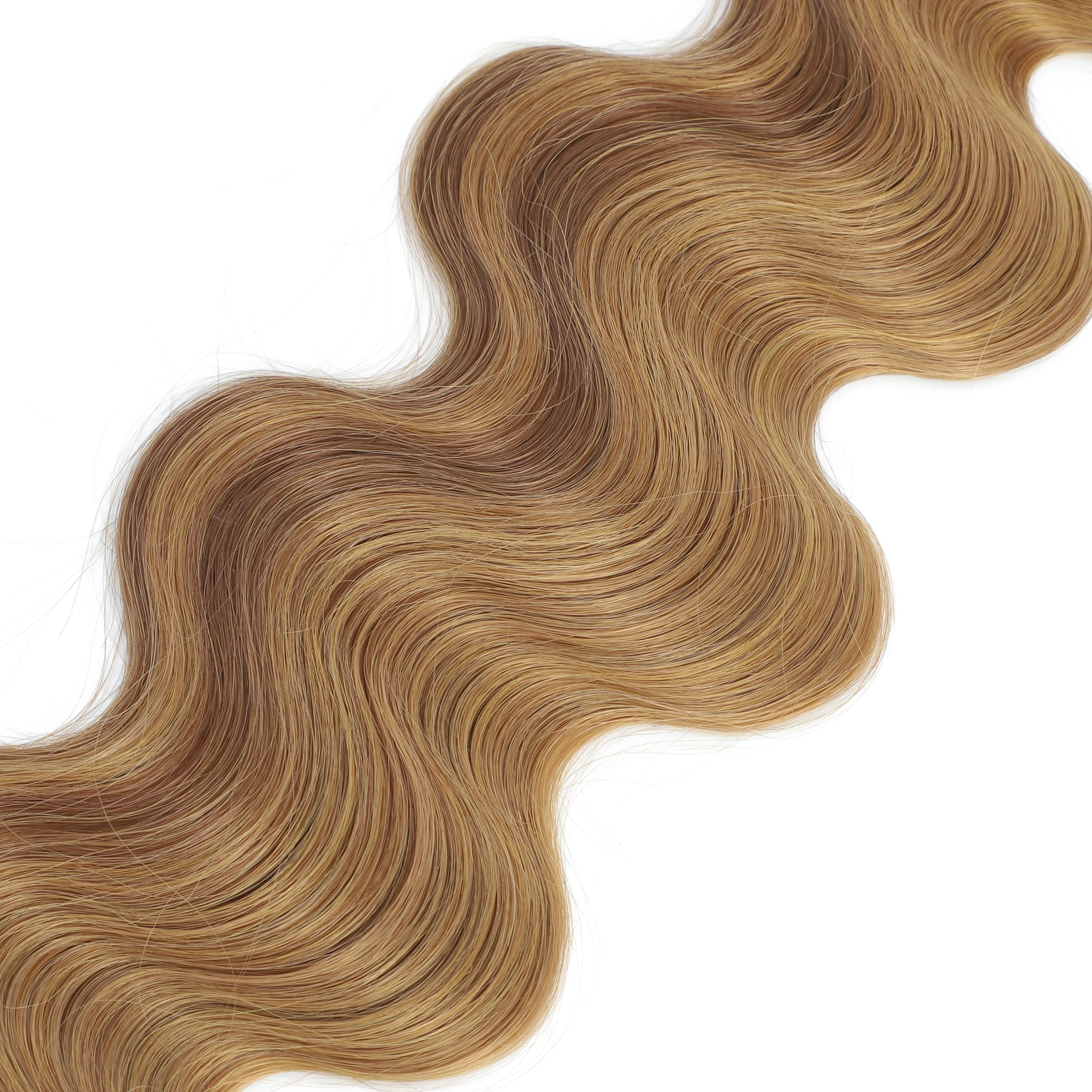 Ombre Body Wave Hair Bundles Synthetic Hair Weave Natural Color #4 Brown Hair Extension 1/2/3pcs Colored Weaving Organic Hair