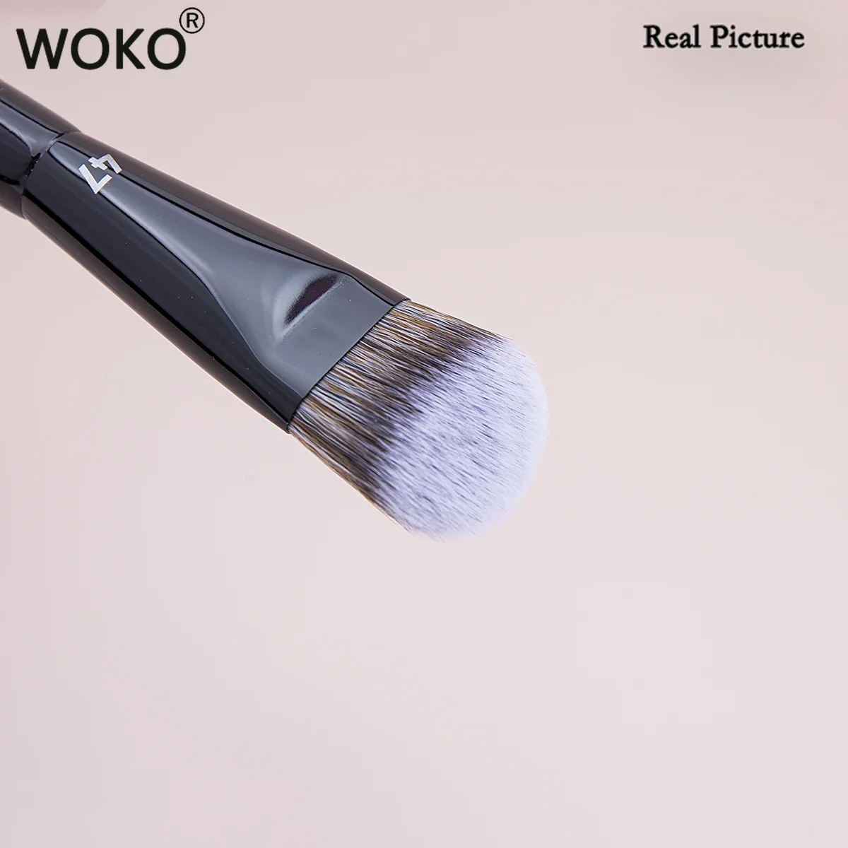 47 Foundation Brush Broom Shadow Liquid Cream Blending Blush Foundation Brush  Angled Professional Makeup Brush Cosmetic Tool