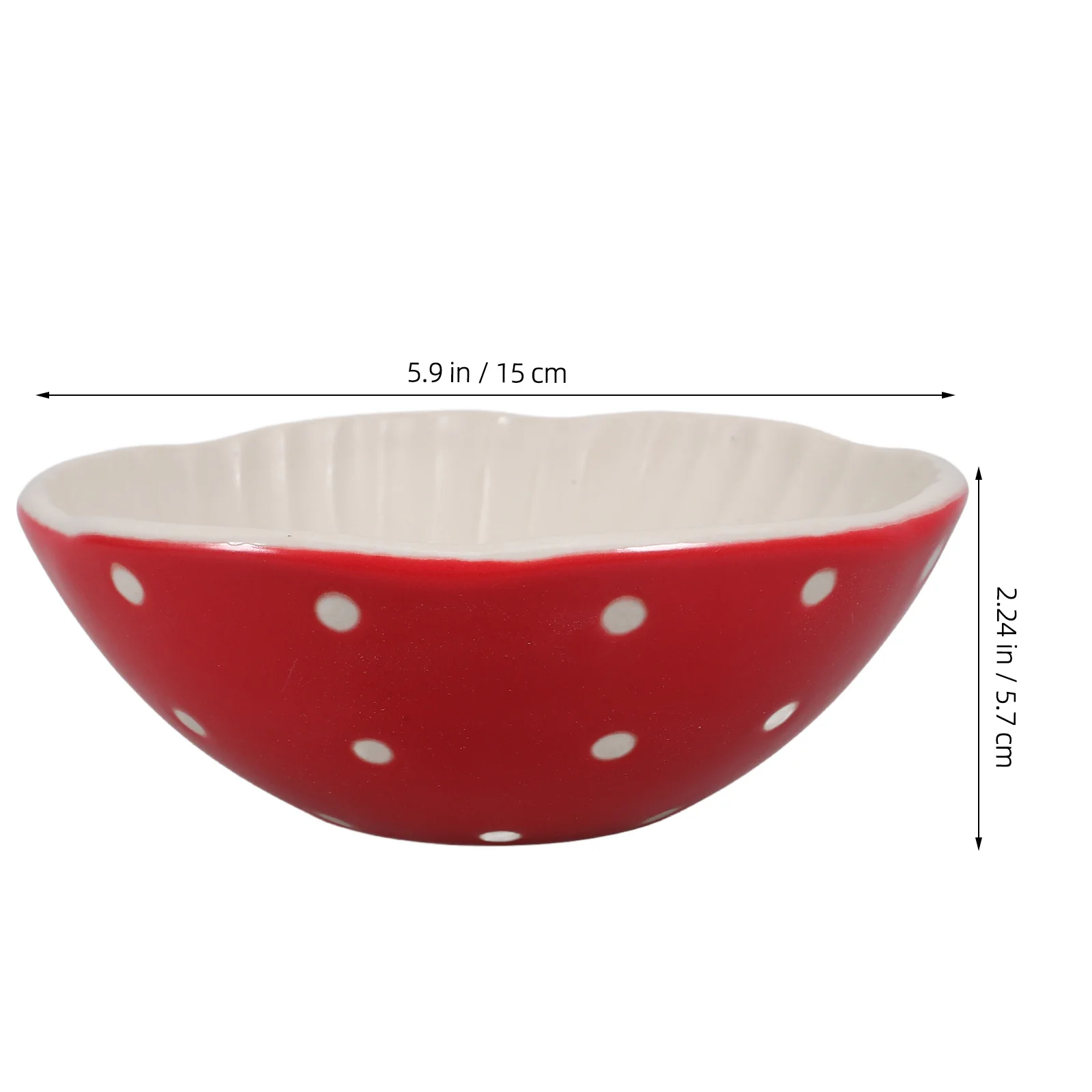 

Ceramic Mushroom Design Bowl Multi-Use Soup Rice Fruit Dessert Serving Bowl for Home Restaurant Hotel Kitchen Decorative Salad