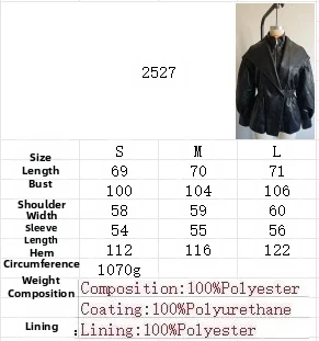Moda superior & jaqueta feminina outerwear primavera outono lanterna manga gola de couro falso flip design estilo europeu