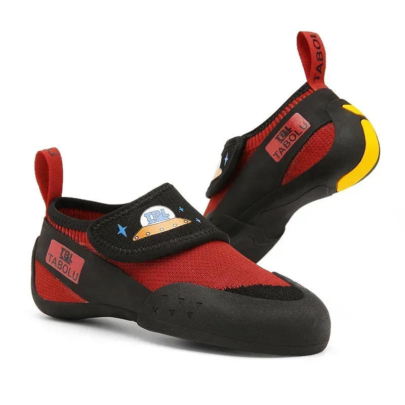 Rock-Climbing Shoes Boys Girls Indoor Outdoor Breathable Mesh Beginners Parent-child Rock-Climbing Bouldering Training Sneakers