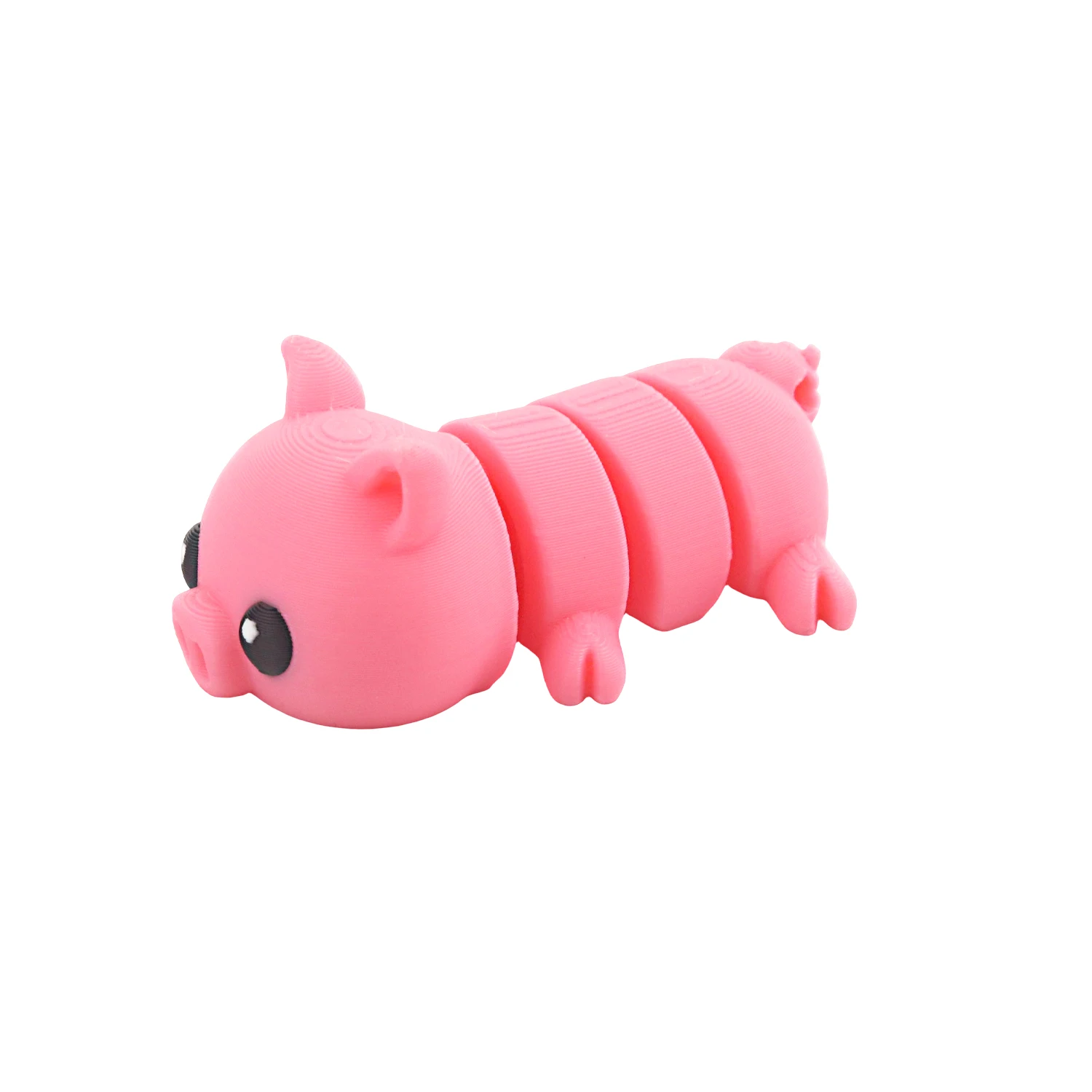 Mini animali stampati in 3D, simpatici modelli di maiali, giocattoli antistress per la decorazione del desktop domestico, animali domestici tascabili