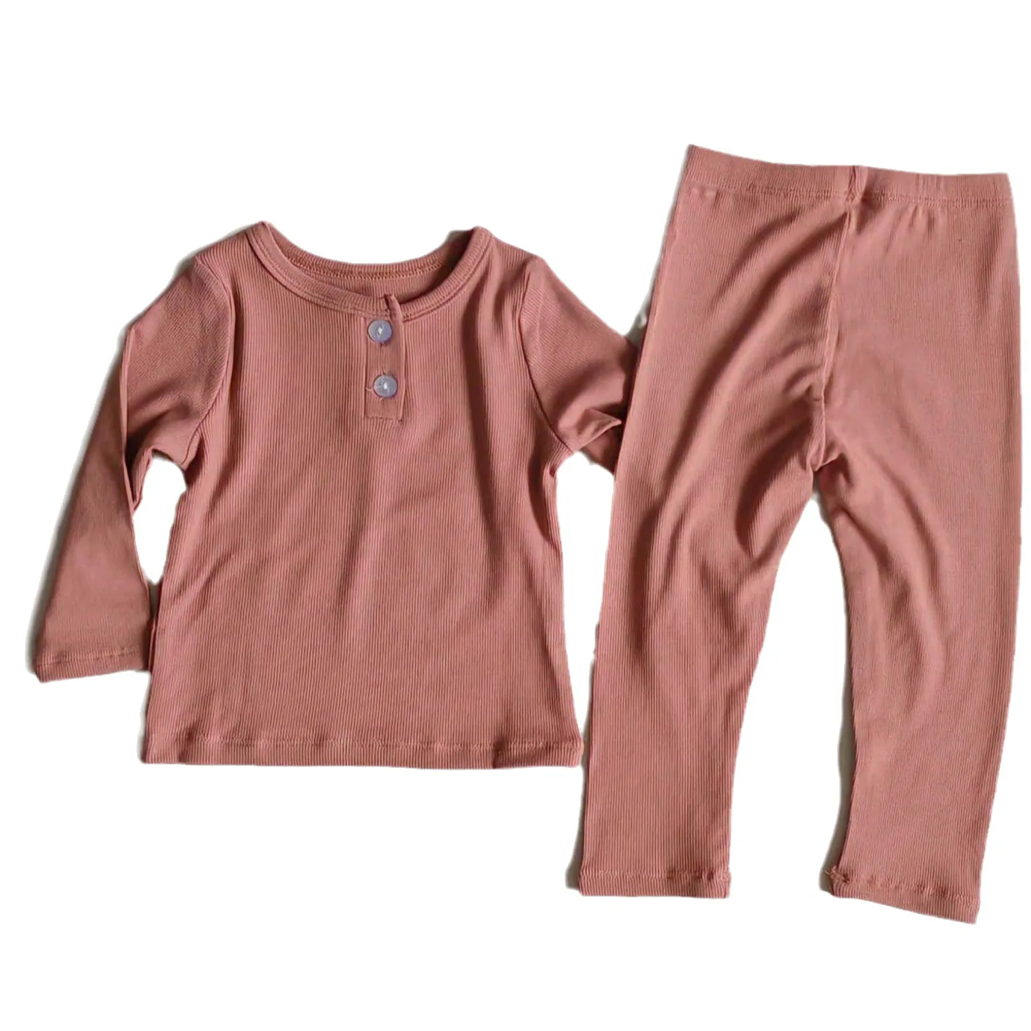 Children's Home Clothing Set Spring and Autumn New Boys and Girls Pajamas Baby Thin Air Conditioning Clothing Children's Clothin