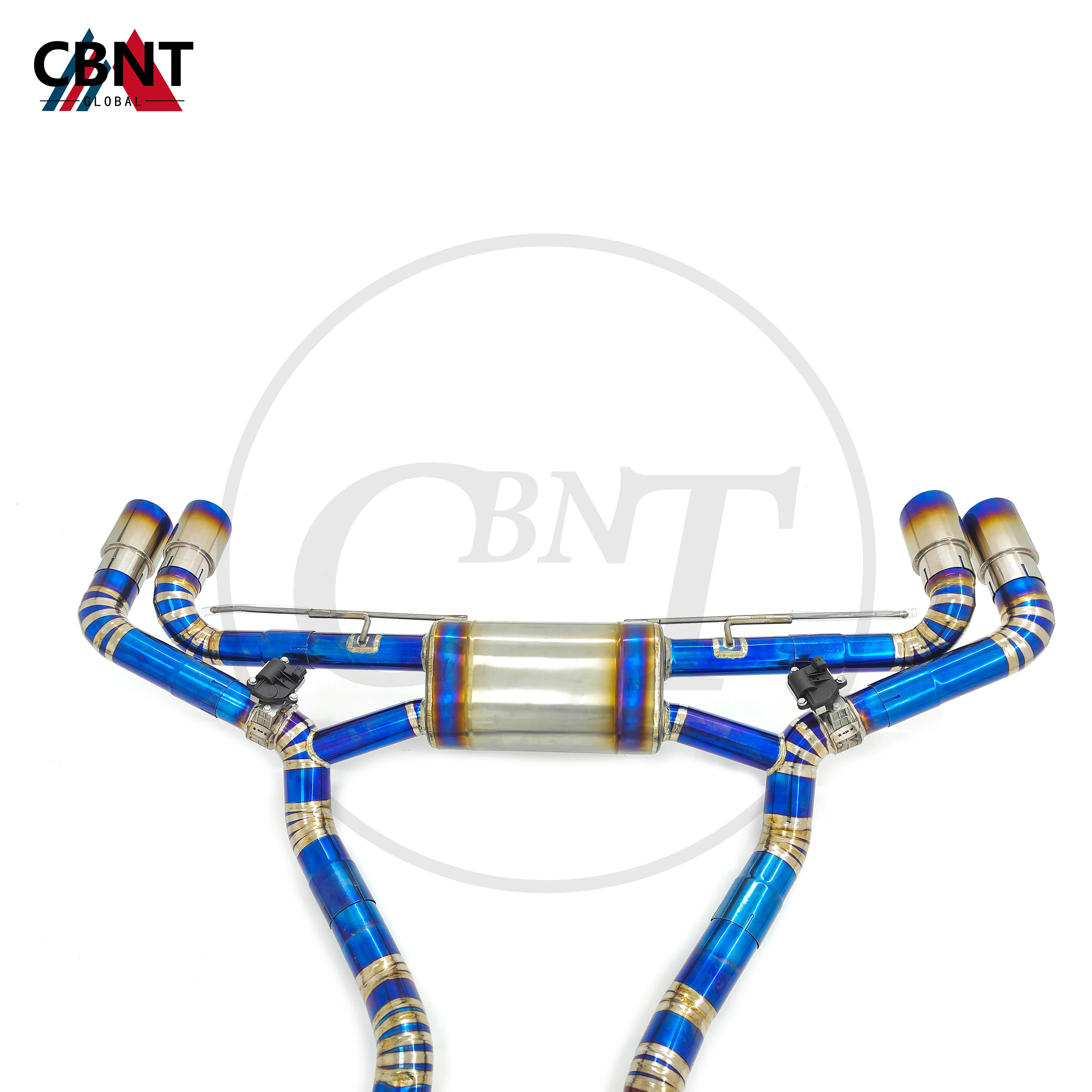 CBNT Valved Exhaust Catback for BMW X5 G05 X6 G06 X7 G07 M50i M60i V8 4.4T Titanium Alloy Exhaust-pipe with Valve Muffler