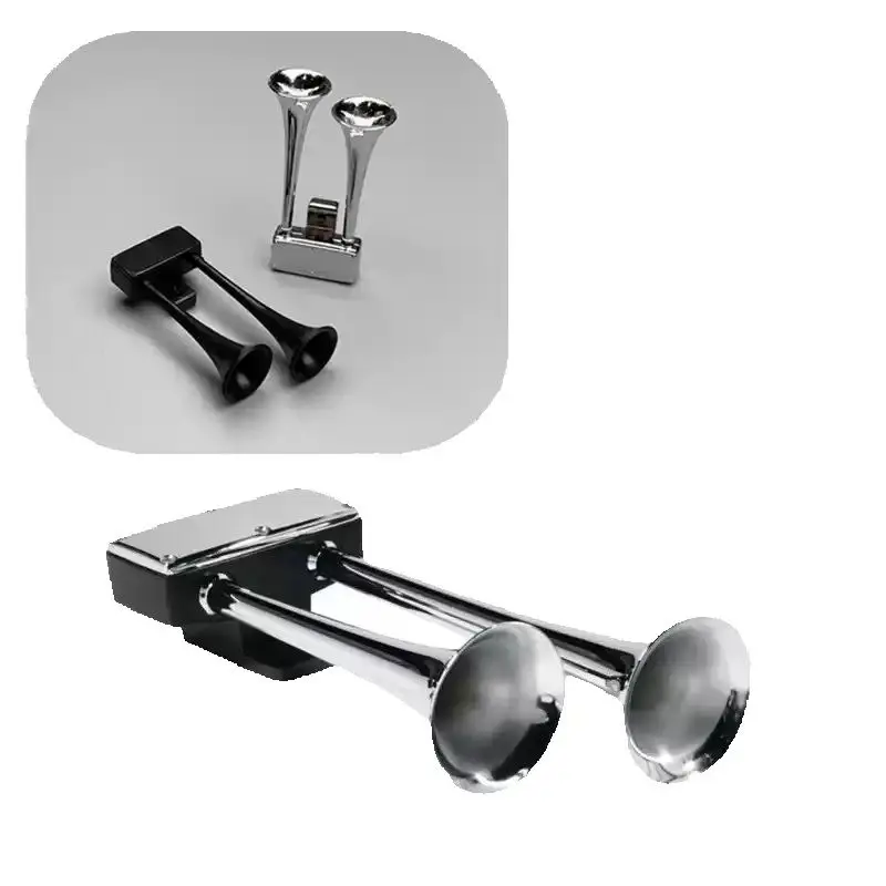 

1 Pair Metal Speaker Whistle Horn Model For 1/14 1:14 RC Tamiya Truck Model For Scania RC Car Accessories Simulation Horn Parts