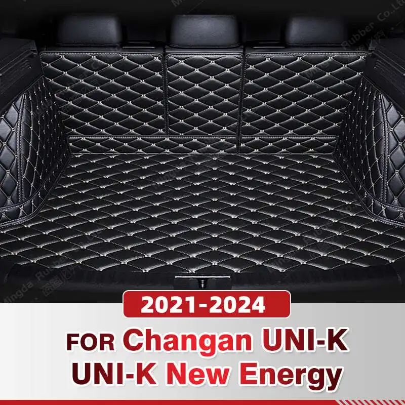 

Для Changan UNI-K 2021-2024 UNI-K New Energy 2022-2024 автоматический коврик для багажника с полным покрытием, автомобильный грузовой вкладыш, аксессуары для интерьера