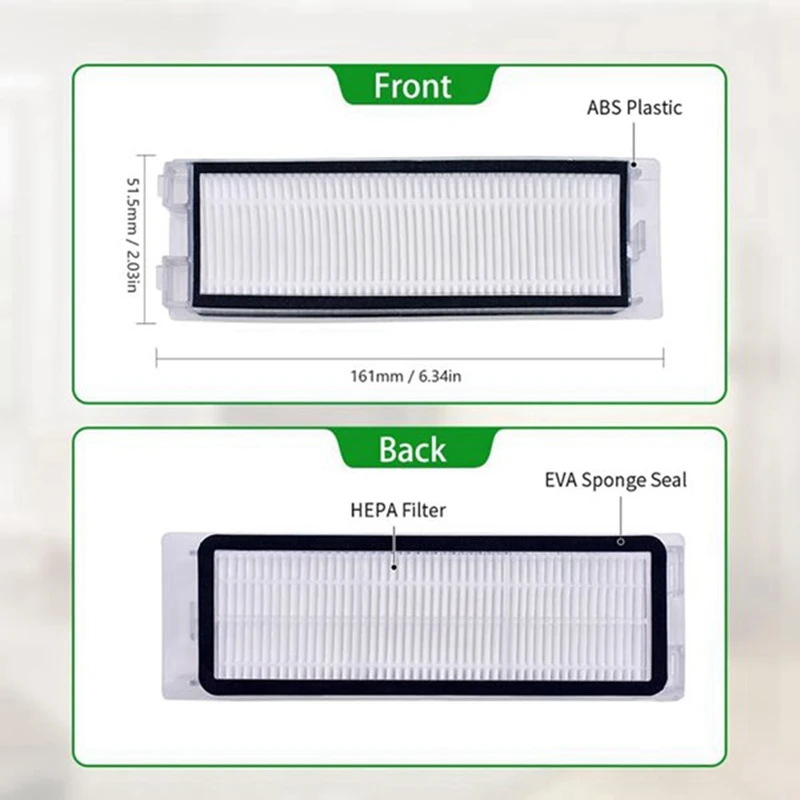 A44F-31Pcs Ultra Durable Accessories For Roborock Q Revo Sweeper Accessories